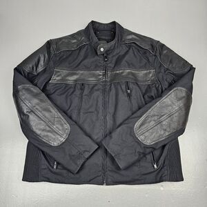 Street Legal Motorcycle Jacket Mens‎ Lrg. 3M Performance Leather & Textile Biker